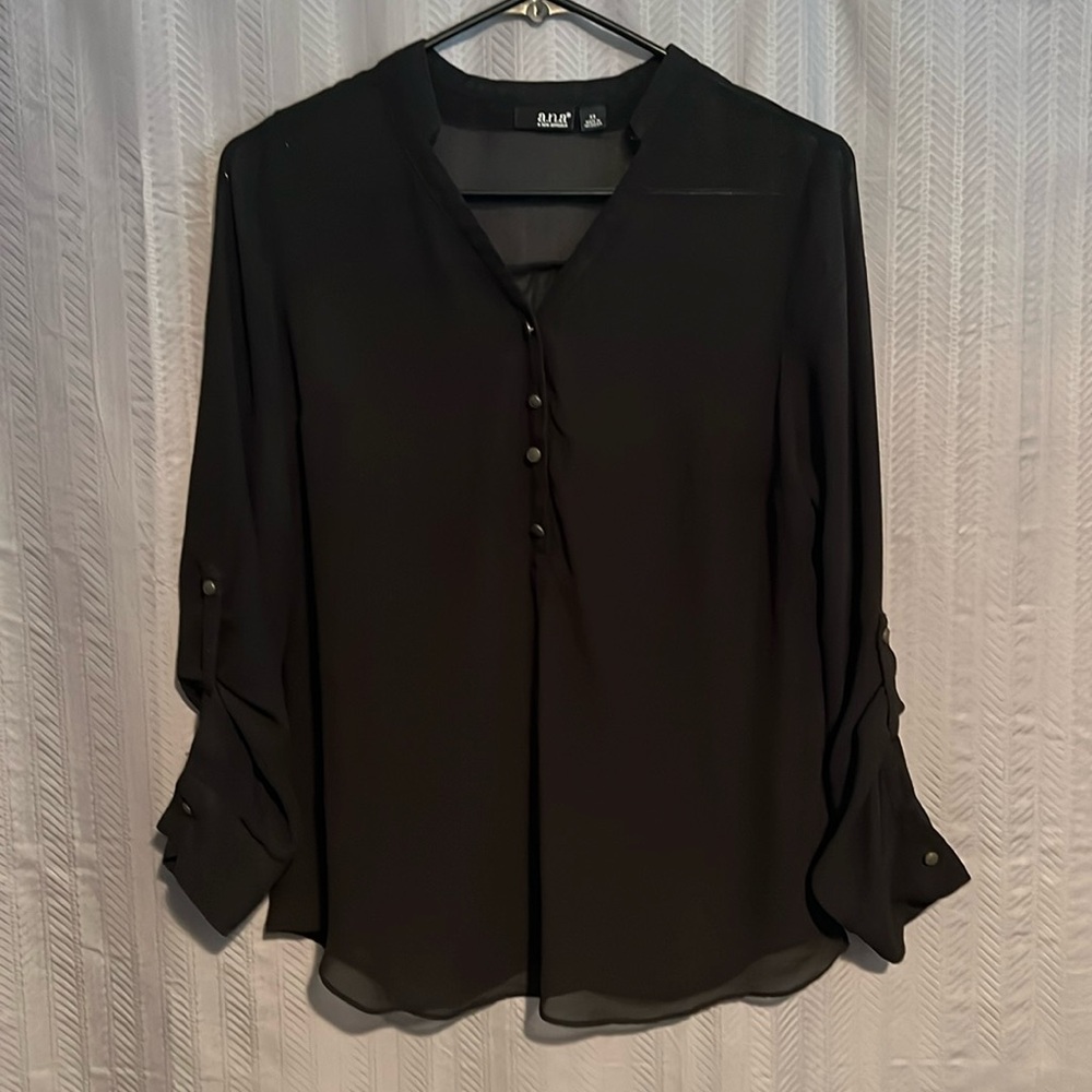 A.N.A A New Approach Sheer Blouse